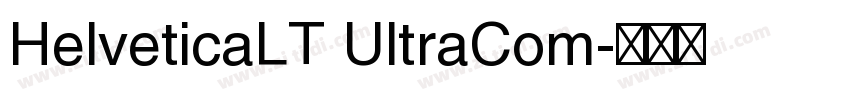 HelveticaLT UltraCom字体转换